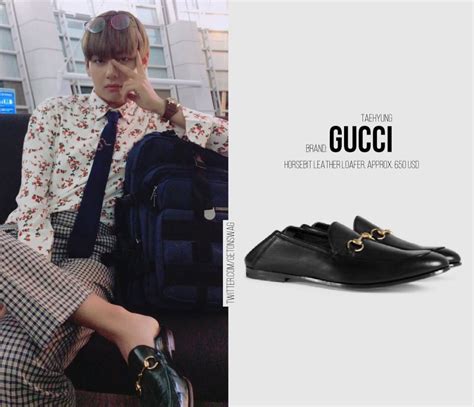 bts wigh gucci sneakers|BTS Gucci tae.